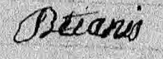 April 10, 1833 Power of Attorney Signature of Bte Janis