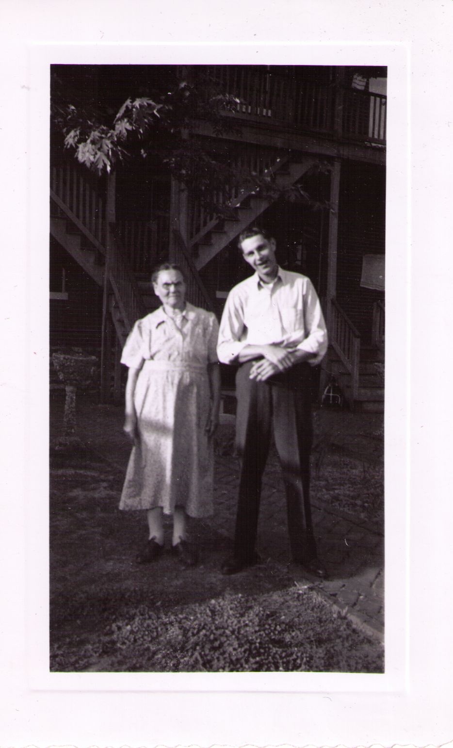 Sophia Kurlandski and her son, Frank
