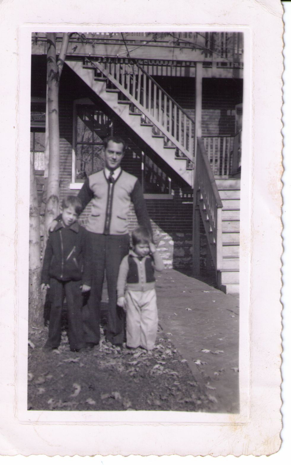 Louis U. Kurlandski and his two sons, Louis V. and Gerald R.